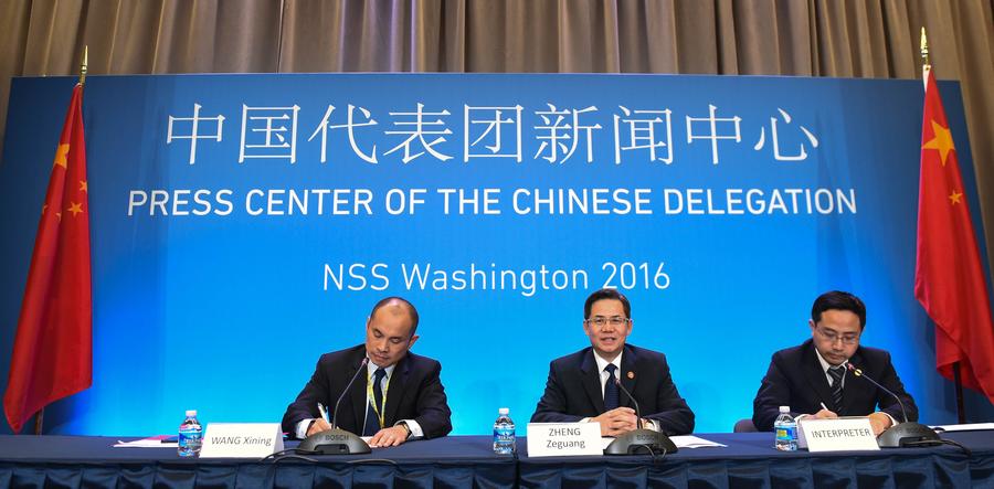 Media briefing held after Xi-Obama summit