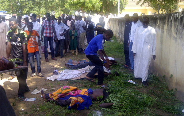 Nigerian president condemns college killings