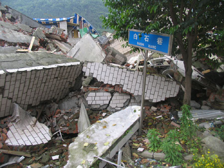 震撼！地震一周年前夕訪問北川老縣城（組圖）