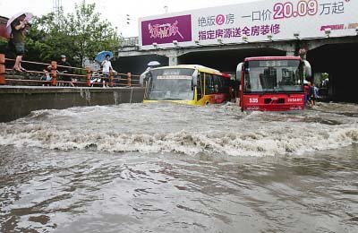 中國22省份遭受洪澇災害 受災人口2060萬(圖)