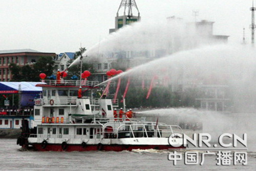 中俄界河首次應急聯合演習在黑河舉行