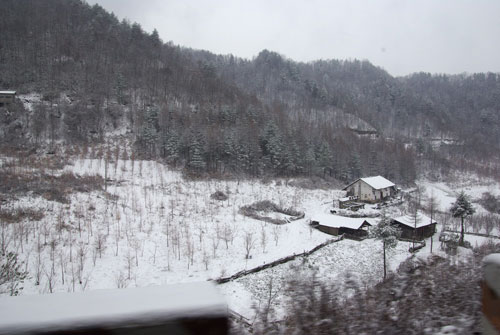 湖北神農(nóng)架普降大雪(組圖)